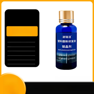 Automotive Interior Plastic Coating Agent Scratch Repair Plastic Restorer Ceramic Coating Car Interior Repair Plastic Trim Care Automotive Detailing Product UV Resistant Anti Fade Keep Original Shine