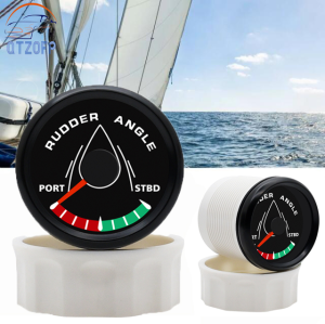 52mm Rudder Angle Gauge Boat Marine Rudder Angle Indicator 0-190 ohm 8 Color Backlight STBD PORT 12V