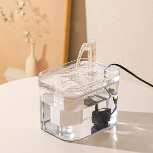 Automatic Pet Dog Cat Water Dispenser Fountain Pet Dog Cat Water Loop Mute Pump Smart Pet bowl 1.5L