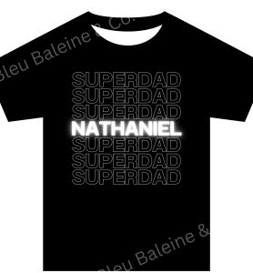 Customized Tshirts for Men (names are editable)