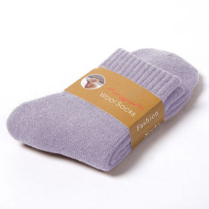[SG Ready Stock] Wool Socks Extra Thick Men Women Winter Velvet Warm Fleece Socks Soft Casual Socks Cold Resistant Cashmere Socks Medium Length Socks Absorb sweat Anti-slip