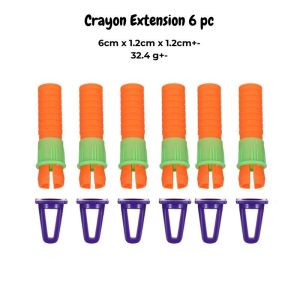 CTD Oil Pastel Extender Multifunctional Crayon Cap Pen Art Writing Lengthener Tool Crayon Sharpener Plastic Holder