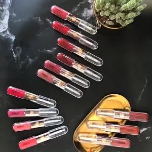 [ReadyStock] Italy KIKO milano Lip Gloss unlimited double touch 6ml Lipstick #103natural rose #108satin current red