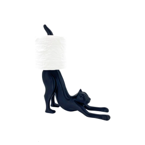 Funny Stretch Cats Tissue Paper Dispenser Flexible Placement On Floor Countertops Bathroom Kitchen Plastic Home Accessories