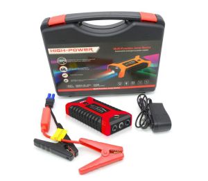 2-in-1 4USB จั้มสตาร์ท & พาวเวอร์แบงค์ 98000 mAh จั๊มสตาร์ท ชุดจั้มสตาร์ท พร้อมปั๊มลม + USB 4 พอร์ท หน้าจอแสดCOD