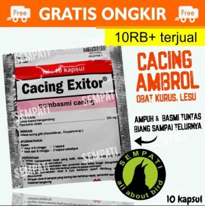 SEMPATI Obat Cacing Ayam Cacing Exitor Obat Ayam Sakit Cacingan Obat Cacing Ayam Unggas Bebek Burung Obat Pembasmi Cacing CXTOR
