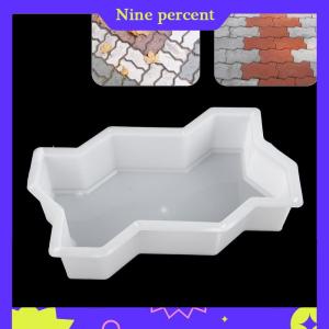 Nine percent DIY PATH Maker แม่พิมพ์คอนกรีตสวนถนนแม่พิมพ์ถนนปูอิฐแม่พิมพ์