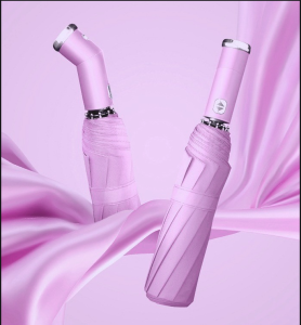 Dù Gấp Gọn Đèn LED Xoay 180° – 12 Nan Siêu Chắc Tự Động Mở Đóng Che Mưa Nắng Chống UV Hiệu Quả