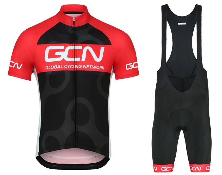 GCN Men Cycling Jersey And Pants Summer Team Pro Breathable Anti