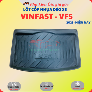LÓT CỐP nhựa dẻo xe Vinfast VF5/Herio Green 2023 2024 2025 nhựa dẻo cao cấp không mùi dễ dàng lau rửa