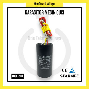 Kapasitor Mesin Cuci 2 Tabung Double 10+5 / Capasitor Mesin Cuci