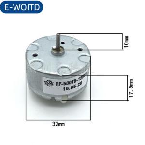 E-WOITD  1 chiếc RF500TB-12560 Mabuchi động cơ máy phun động cơ DC 1.5V 6V 12V 4600RPM 32mm