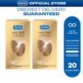 Durex Ultra Thin Invisible Condom Extra Sensitive Real Feel Condoms 10s(Set of 2 - 20 Condoms). 