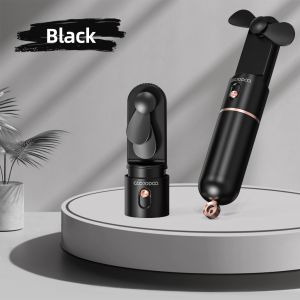 GOOJODOQ 2 in 1 Pocket Mini Handheld Fan USB 1200mAh Rechargeable Portable Fan for Outdoor Travel