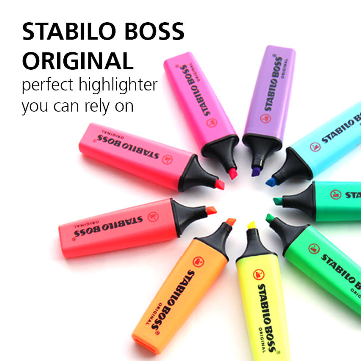 STABILO BOSS Original Highlighter Pen Color Set Marker School