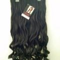 TEBEL AYUMI Hair clip rambut palsu wanita biglayer curly dan lurus PANJANG 60CM  hairklip sambungan berwarna Tebal extension asli. 