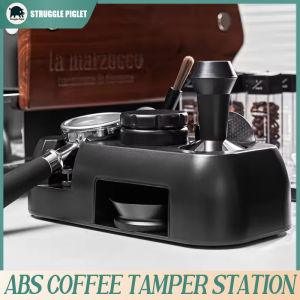Vixplorn 51mm-58mm Available ABS Coffee Tamp Holder Multi-function Double Layer Powder Dispenser Storage Base