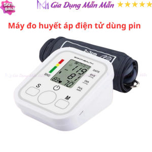 SKU101 - Máy Đo Huyết Áp Nhịp Tim Bằng Điện Tử Bắp Tay Tự Động - Dùng Pin 4 viên 3A