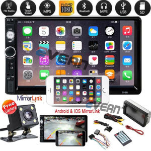 7010B 3rd 7inch car player  2 Din HD Touch Screen Car Radio MP5 Player Android /IOS MirrorLink with Camera