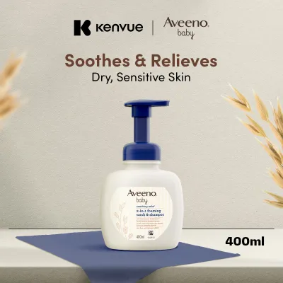 Aveeno Baby Soothing Relief Foaming Wash & Shampoo 400ml