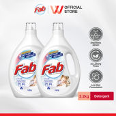 [TWIN PACK] Fab LOW SUDS Laundry Detergent Gentle Care 3.2kg