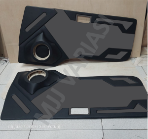 beckleding L300 1set 2pc Tinggal klip mitshubishi l300 doortrim+mounting/dudukan speaker