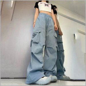 Work Pants Straight Workwear Pants High-waisted and Slimming Loose Comfort Wearable and Washable