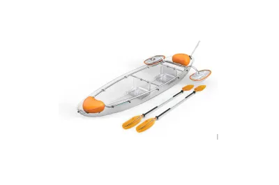 Transparent Kayak Double with Stabalizer