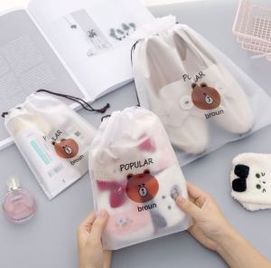 Drawstring Bag Packaging Storage Bag Travel Cosmestic Bag Gift Bag 多用途袋 物袋 卡通袋 beg tali jerut Doorgift Home Cloth Organization Cloth Organizer Beg pouch