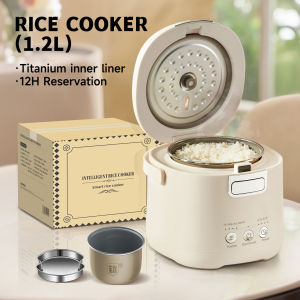 Zemkon 1.2L Mini Rice Cooker for Home Use Suitable for 1-3 People All-in-One Steaming and Cooking Titanium Inner Pot Small 3-Person Multifunctional Rice Cooker