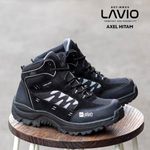 Sepatu Safety Pria Wanita Size 36-38 Ujung Besi Lavio Axel Kerja Proyek Lapangan karet shoes