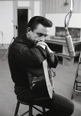 Vintage Poster Black and White Johnny Cash Feminist Canvas Painting Wall Art Living Room Home Decor Poster Canvas Wall Decor