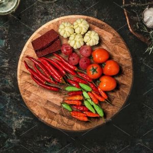 Replika makanan paket lengkap sambal terasi / dummy makanan / Replika sayuran / Vegetarian replika / Mainan anak / Edukasi anak / Dekorasi meja makan /  Photography food /  Display Restaurant Hotel Dan lain lain