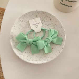 Murah Banget - Ikat Rambut Wanita Motif Pita / Ikat Rambut Korea Anak Perempuan Model Pita 1 Set 2 Pcs / Kunciran Rambut Korea Style
