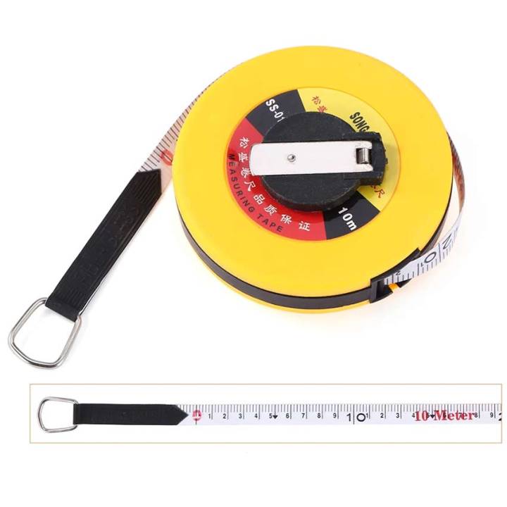 20M 30M 50M 100M Tape Measure Metric Circular Glass Fiber Leather Tape ...