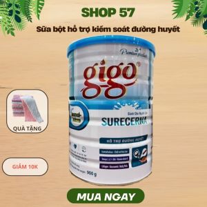 (Mẫu mới) Sữa Bột Gigo Surecerna 900g – Hỗ Trợ Ổn Định Đường Huyết Giúp Ăn Ngon Tăng Cường Sức Khỏe