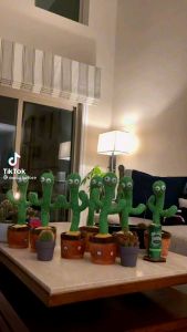Tik Tok Famous Toy Dancing Cactus Dance Toy Songs Children Toy Kids Toy Swing