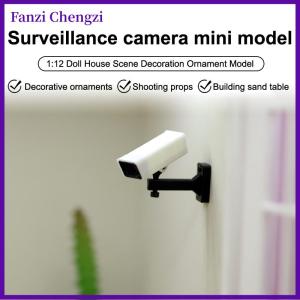 Fanzi บ้านตุ๊กตากล้องวงจรปิดขนาดเล็ก1 12อุปกรณ์ตกแต่งบ้านตุ๊กตาของตกแต่งบ้านเครื่องประดับในฉากขนาดเล็ก