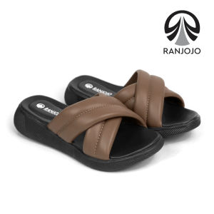 Sandal Wanita Ranjojo RJ34 Sendal Wedges Wanita 5cm Kondangan Formal Casual Korea Hak TinggiKekinian