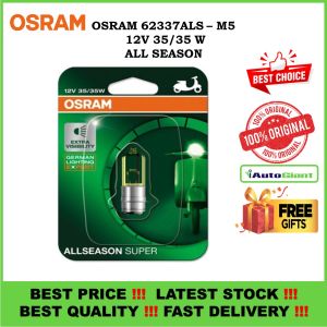 LAMPU MOTOR DEPAN OSRAM 62337ALS RV - M5 12V 35/35W ALL SEASON
