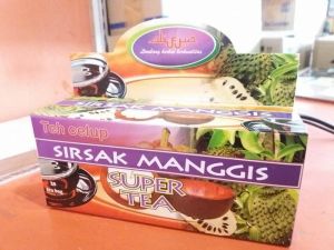 TEH CELUP SIRSAK MANGGIS| ISI 20 KANTONG| UNTUK KANKER STROKE DARAH TINGGI JANTUNG BUANG RACUN TUBUH
