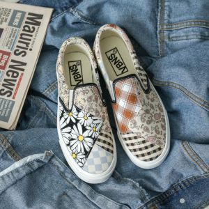 【VANS】Hapeis Vansban Classic Slip on LX CANVANS Slip on Shoes Couple Sneaker Lelaki Women Men SHOES Sizes 35-44