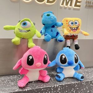 TANFU Holiday Gift Doll Pillow Cartoon Models Accompany Toys Car Key Chain Bag Charm Soft Plush Toy Wedding Present Childrens Toy Spongebob Plush Keyring Plush Doll Keychain Patrick Star Plush Doll Animal Plush Toy