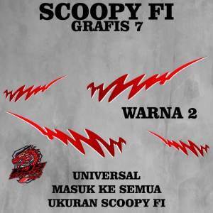 stiker scoopy fi grafis 7 - stiker decal transparan honda scoopy fi grafis 7