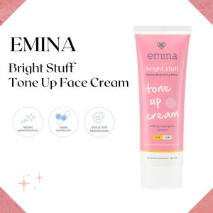 [BPOM] EMINA Bright Stuff Tone Up Face Cream Moisturizing Instant White Brighten and Smooth Skin with UV Protection