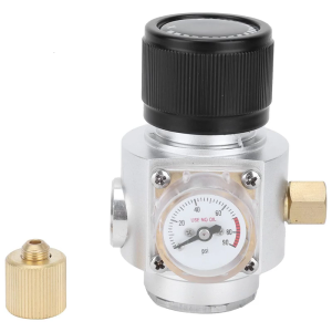 วาล์วลดแรงดัน0-90PSI CO2เครื่องควบคุมแก๊สขนาดเล็กวาล์วปรับแรงดันเหมาะสำหรับการชงในบ้านและการทำน้ำอัดลม