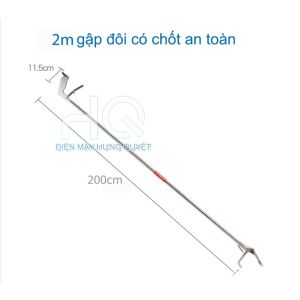 Kẹp Đa Năng Gậy Bắt Rắn Lươn Chạch Cá – Chất Lượng Cao An Toàn Có Khóa Chốt Gập Đôi Tiện Lợi 75cm 1m 1.2m 1.5m 2m