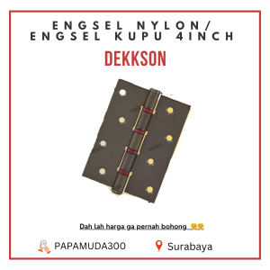 Engsel Pintu Aluminium Kayu Engsel Dekson Engsel Kupu 4 inch Engsel Nylon Dekkson
