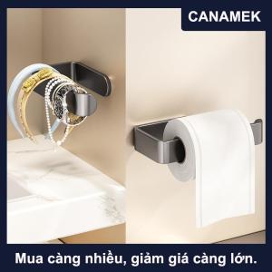 【CANAMEK】 Giá treo khăn tự dính đồ dùng phòng tắm gắn tường giá treo khăn phòng tắm móc treo không cần đục lỗ giá treo giấy vệ sinh