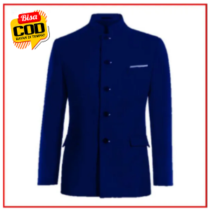 JASKO MANDARIN / JAS KOKO PRIA / JASKO POLOS / JASKO SHANGHAI WARNA BIRU BENHUR